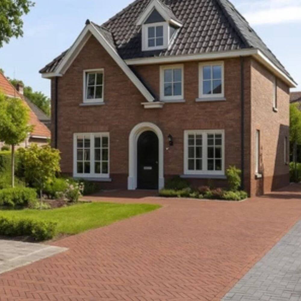 Gebakken dikformaat 8 cm morado