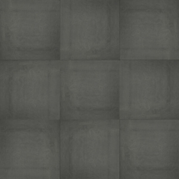 Optimum tuintegel 60x60x4 zwart zonder facet