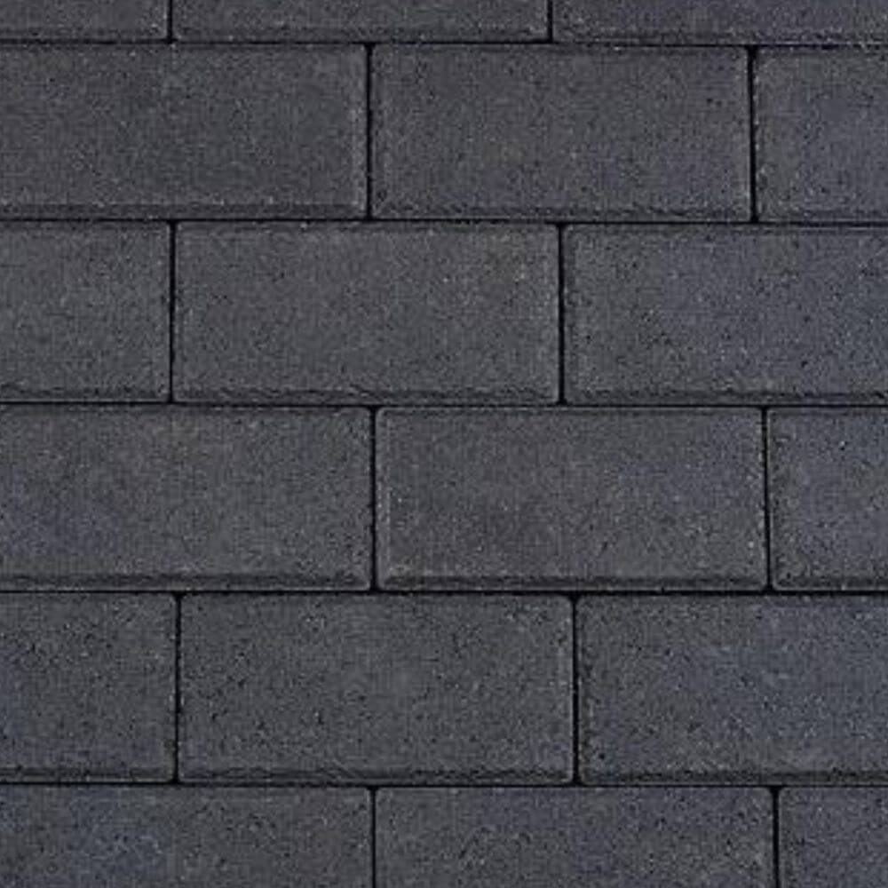 Betonstraatsteen 21x10.5x8 cm antraciet