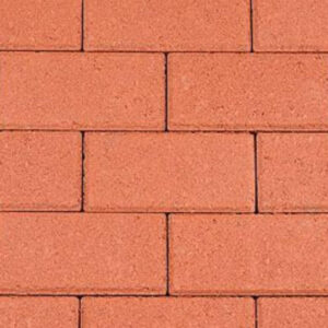 Betonstraatsteen 21x10.5x8 cm rood