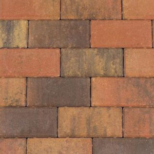 Betonstraatsteen 21×10.5×6 cm oud bruin vh bruin gv komo