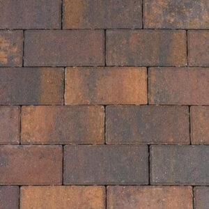 Betonstraatsteen 21x10.5x6 cm oud bussum vh paars gv