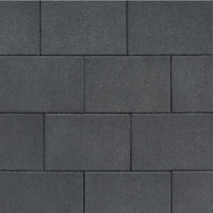 H2O square 20x30x6 cm comfort black