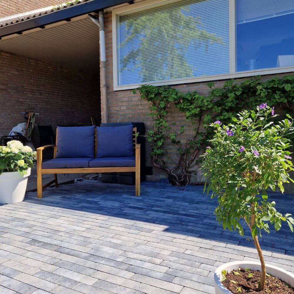 Dikformaat XL 28x7x8 cm grijszwart