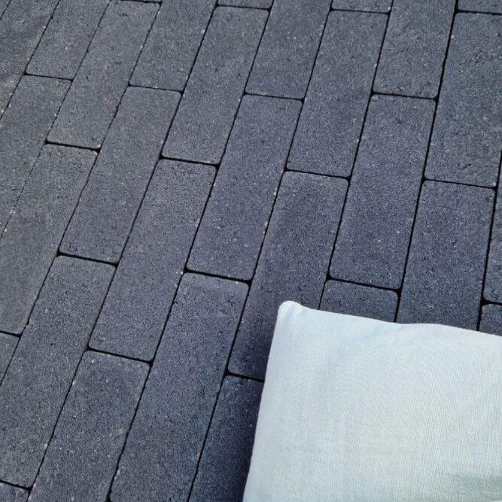 Dikformaat strak 21x7x8 cm antraciet