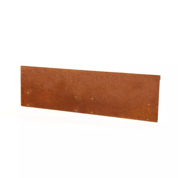kantopsluiting singel 300x16,5 cm corten