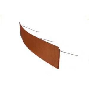 borderpaneel flex 220x42 cm corten