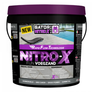 gator nitro x 12,5 kg donkergrijs