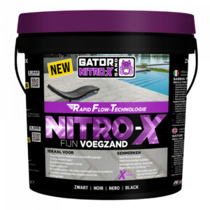 gator nitro x 12,5 kg zwart
