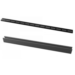 ultra drain straigt black watergoot incl rooster