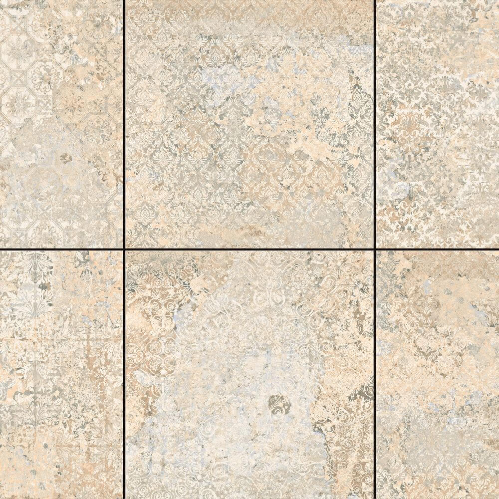 Cerasun catania 60x60x4 cm decor beige