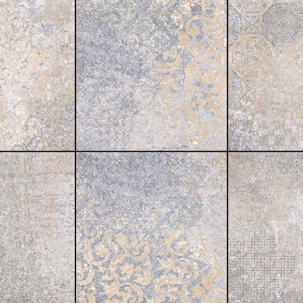 Cerasun catania 60x60x4 cm decor blue