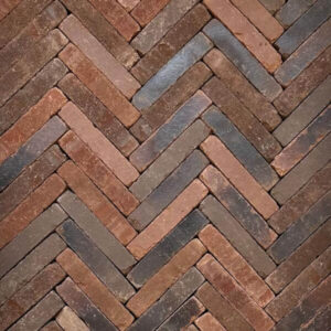 Gebakken vechtformaat 21x4x6.6 cm durham onbezand getrommeld