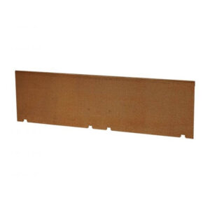 Kantopsluiting single 300x10 cm corten
