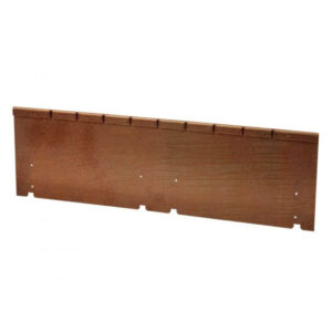 Kantopsluiting single flex 300x27.7 cm corten
