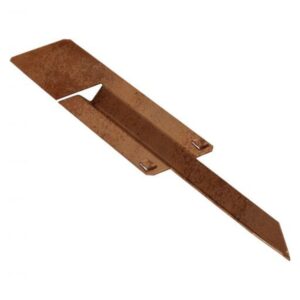 Kantopsluiting koppelspies 27.7 cm corten