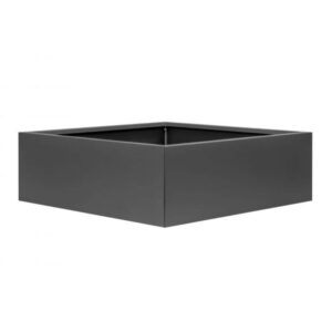 Bloembak zonder bodem 120x120x40 cm antraciet