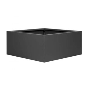 Bloembak zonder bodem 120x120x40 cm antraciet